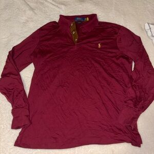 Polo Ralph Lauren Maroon Long Sleeve Shirt